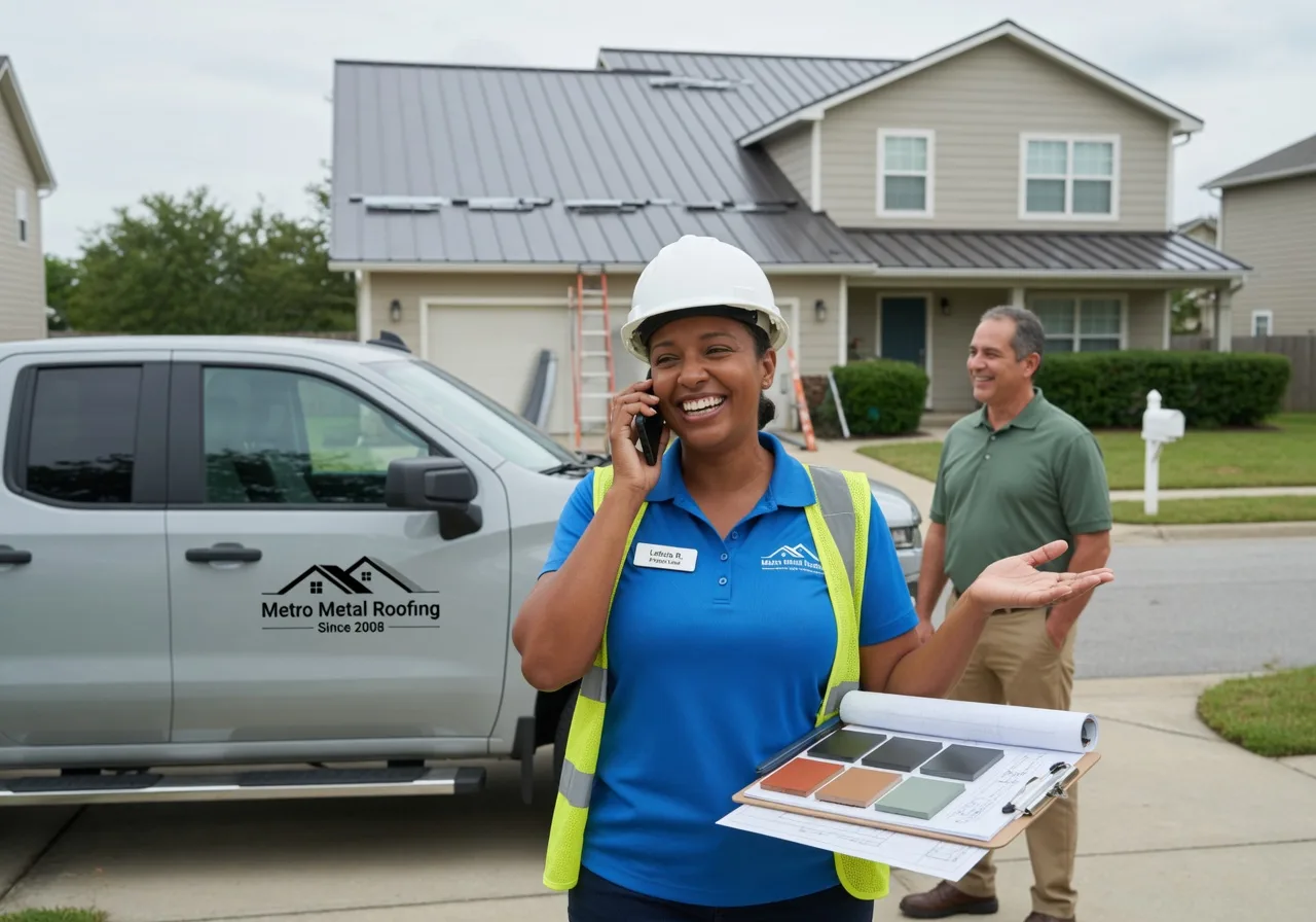 Storm Damage Metal Roof Repair in Portal, GA